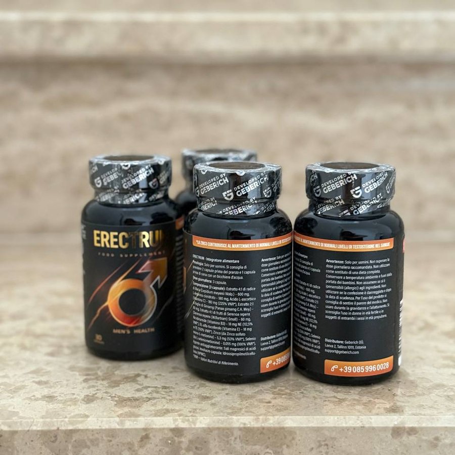Erectrum 2 barattoli — il più equilibrato come spesa