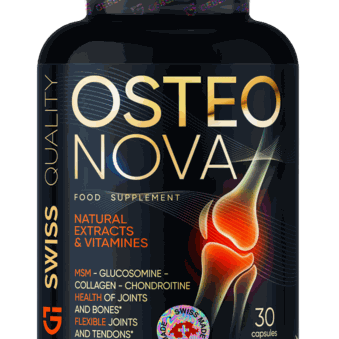 OsteoNova — barattolo nero da 30 capsule