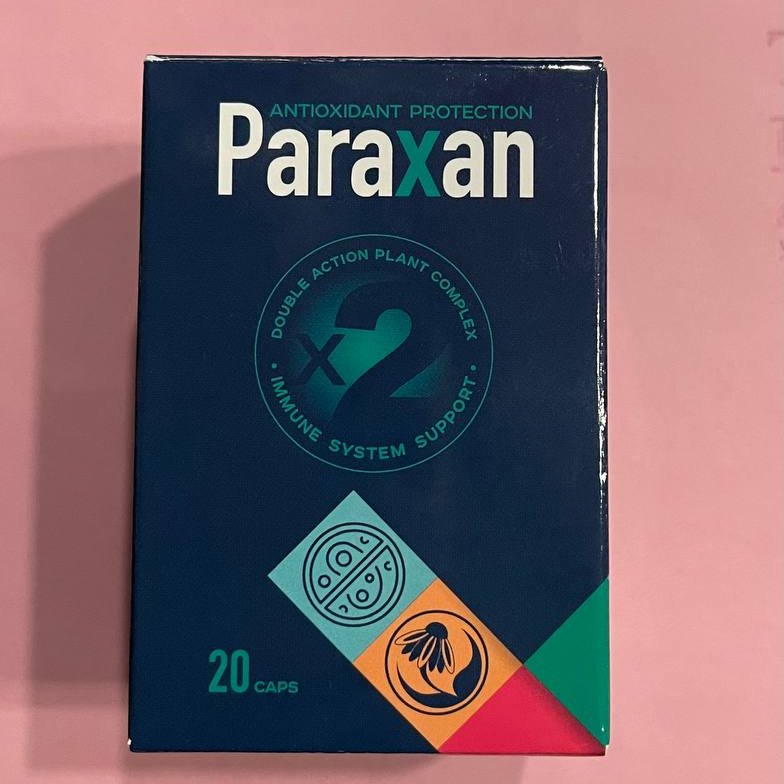 Paraxan — barattolo e astuccio