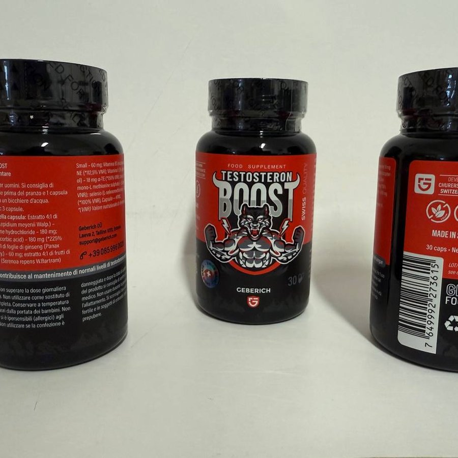 Testosteron Boost — barattolo nero